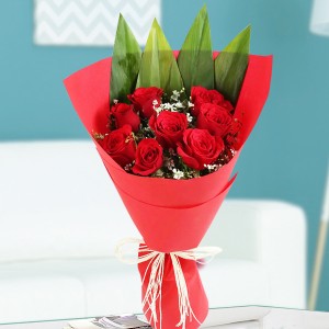 Red Roses Bunch